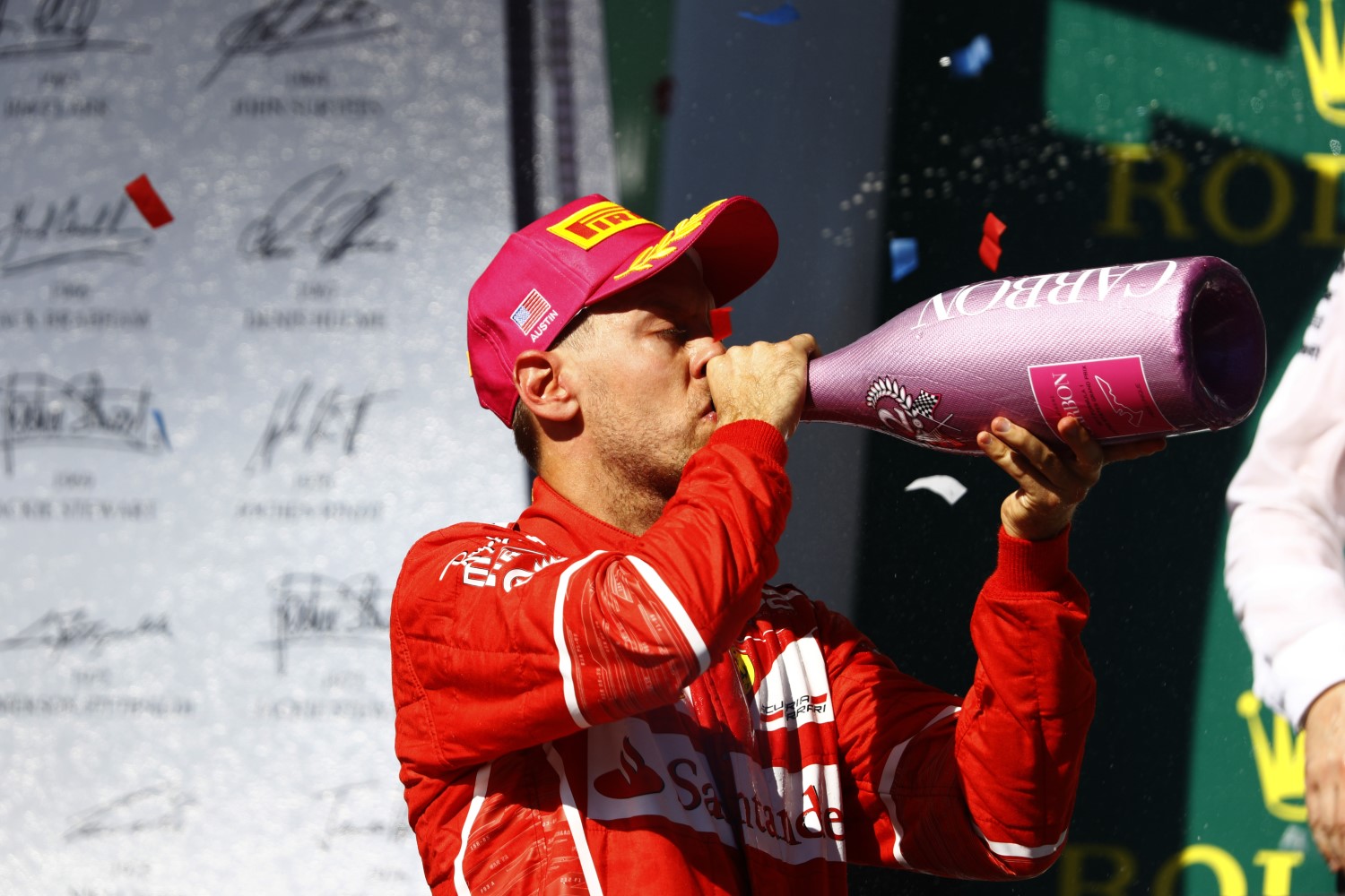 Vettel knows the Ferrari cannot match the Aldo Costa Mercedes