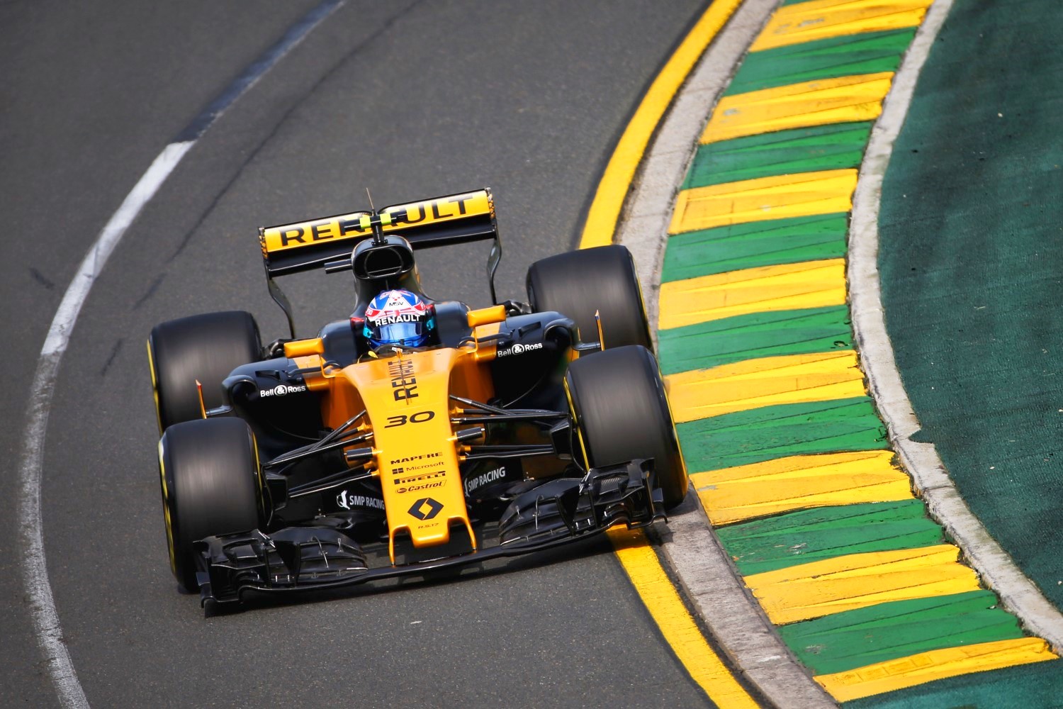 The Renault is coming on strong and Alonso has taken notice