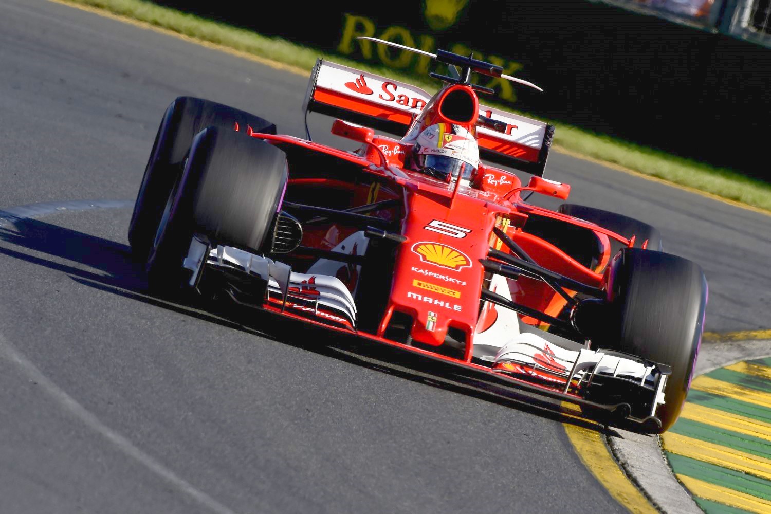 Ferrari fans hope the car is fast on a track like Shanghai too