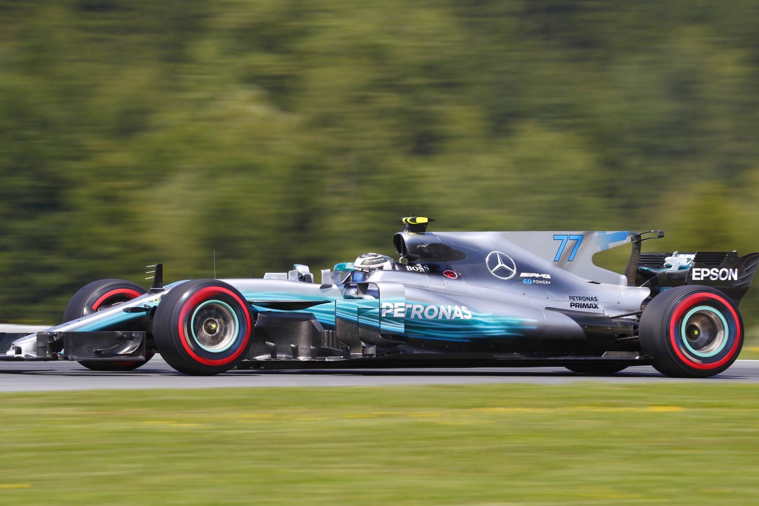 Valtteri Bottas on pole for Mercedes