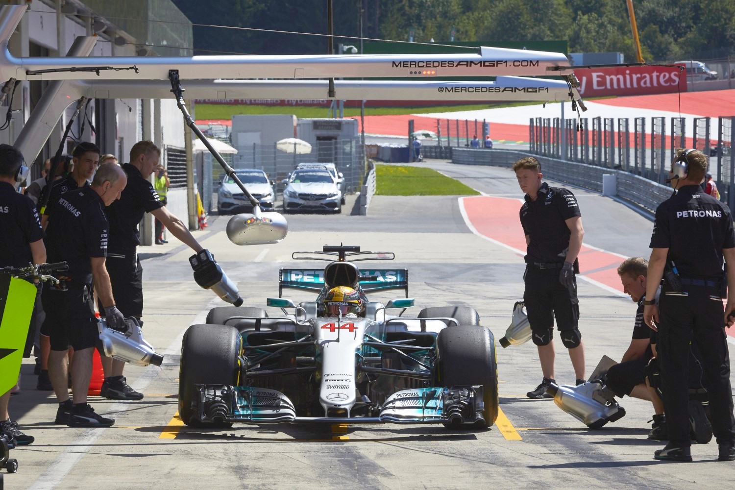Hamilton's Mercedes will sport 2018 Aldo Costa bits the last two races of the year