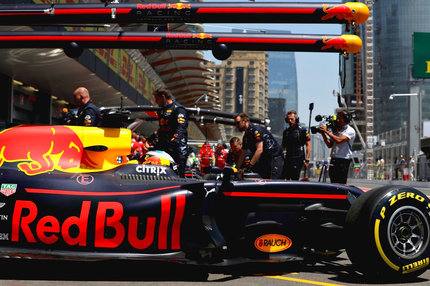 The new Renaukt engine helped propel Red Bull to the front Friday