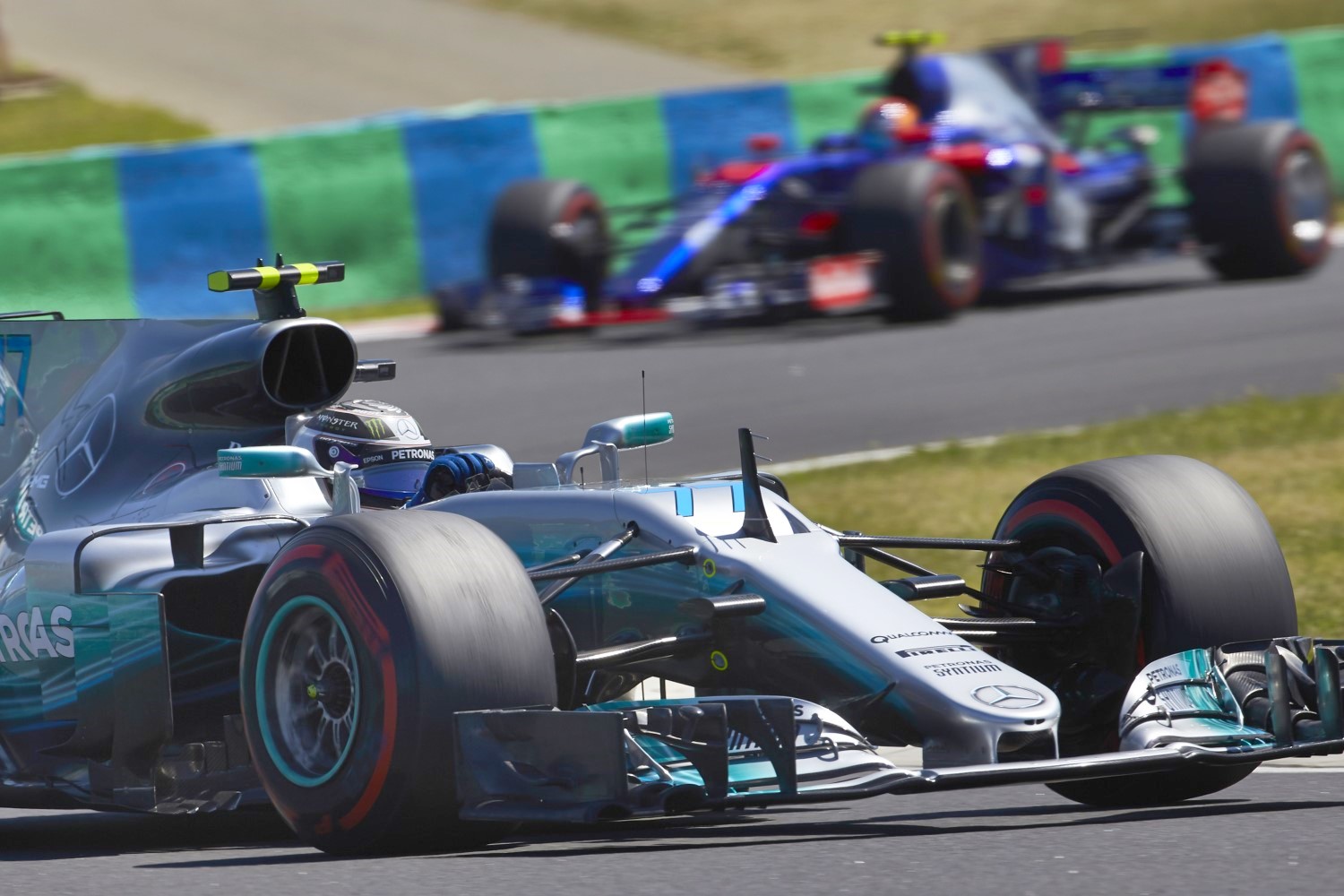 Bottas was too far behind Hamilton to be allowed back around