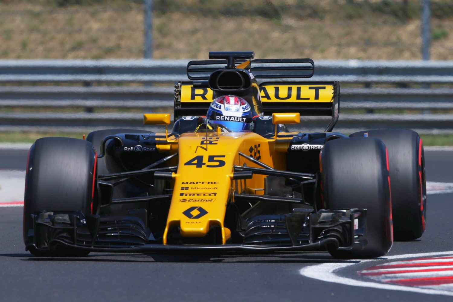 Kubica found that current F1 cars are a breeze to drive with globs of downforce to spare