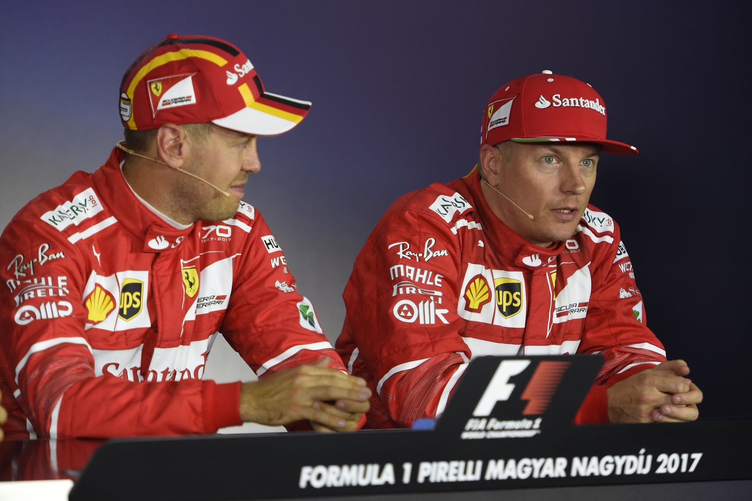 Vettel and Raikkonen