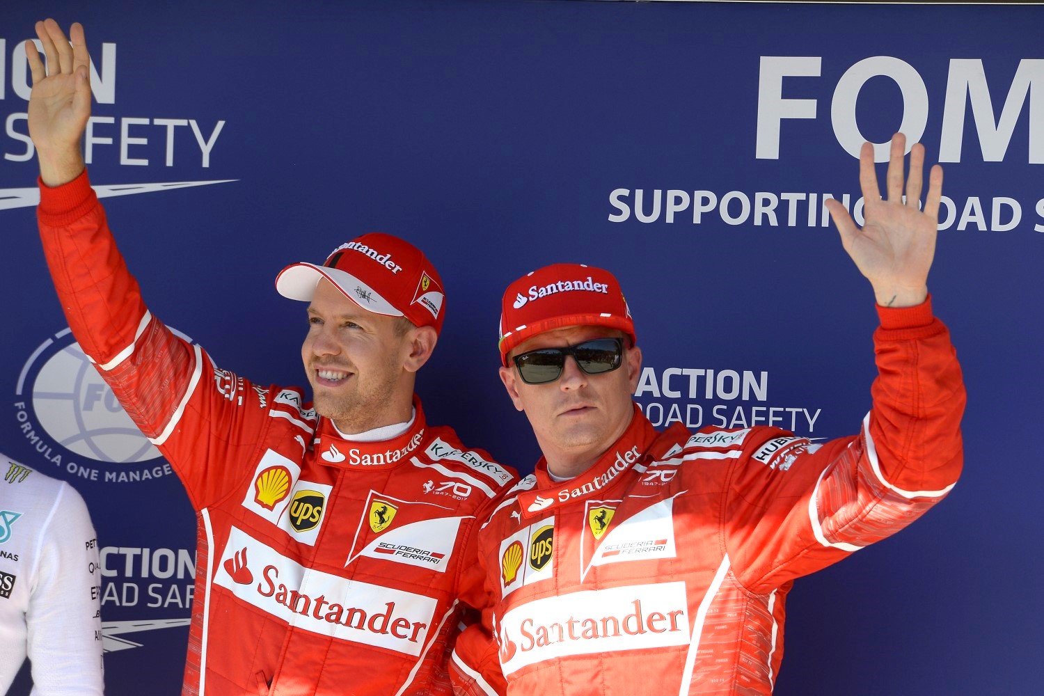 Ferrari team happy with 1-2 result