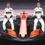 Alonso and Vandoorne with their new car