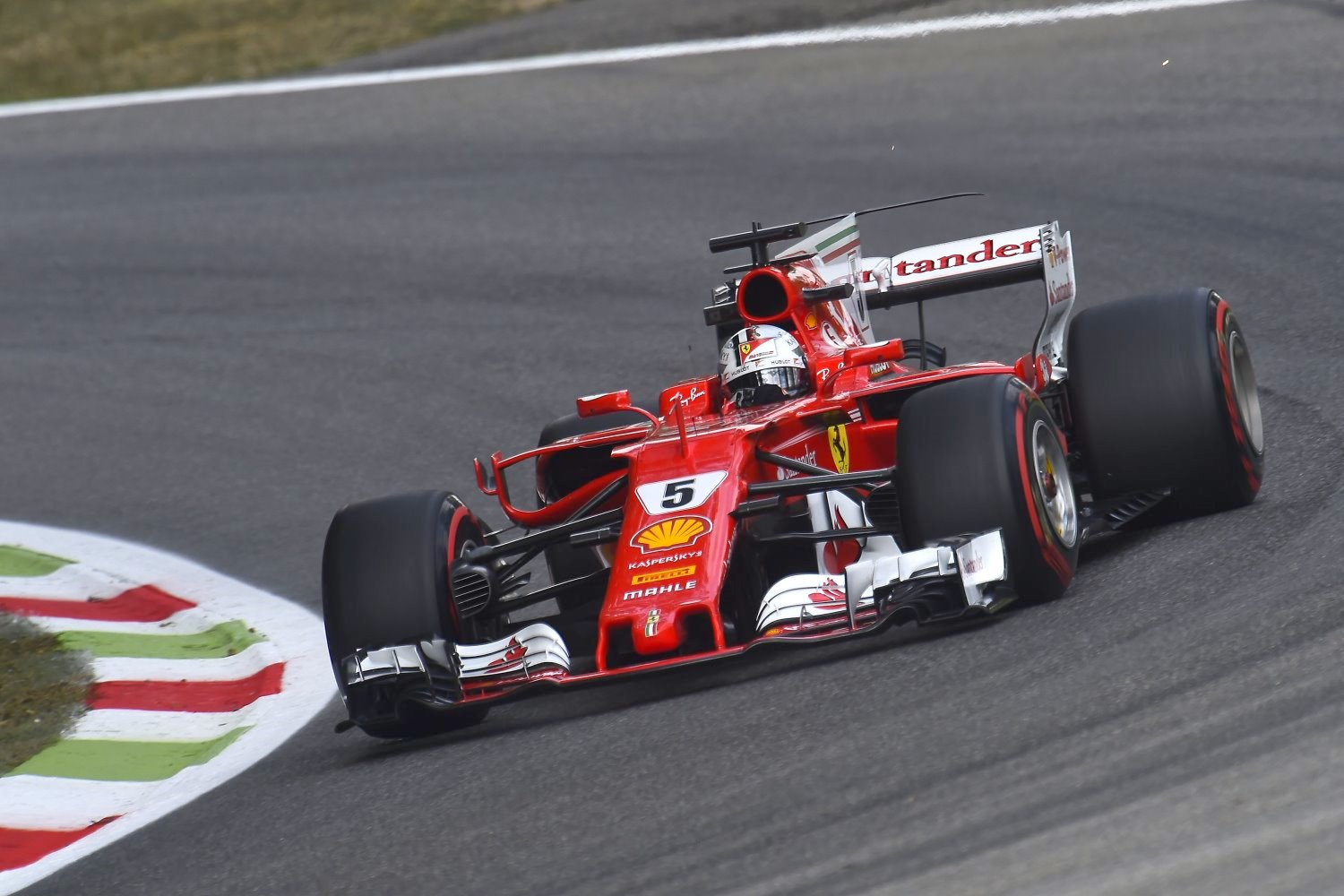 Vettel was third quick for Ferrari