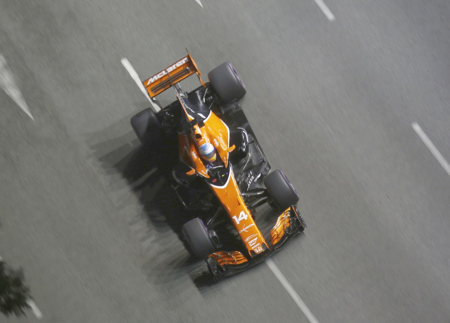Alonso's engine survived the Singapore crash