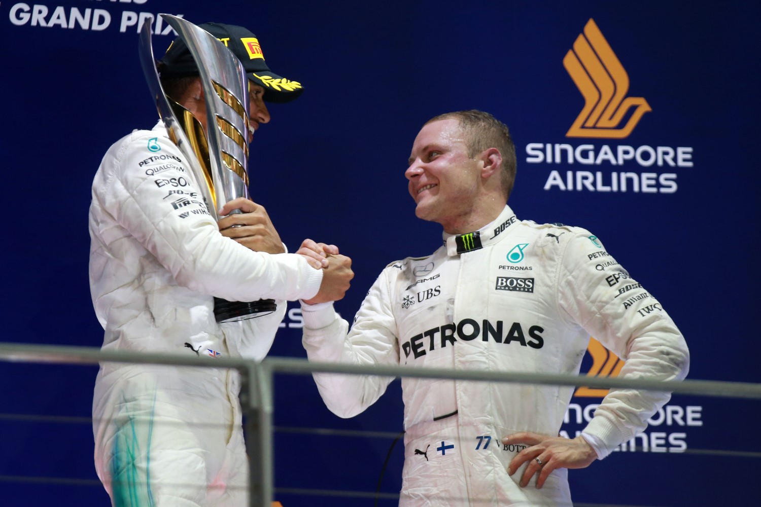 Another double podium for Mercedes