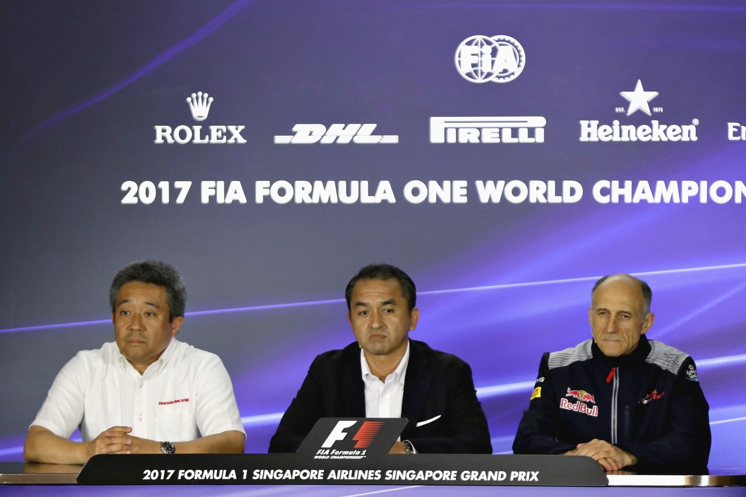 Toro Rosso boss Franz Tost (R) and Honda aim to bury McLaren in 2018