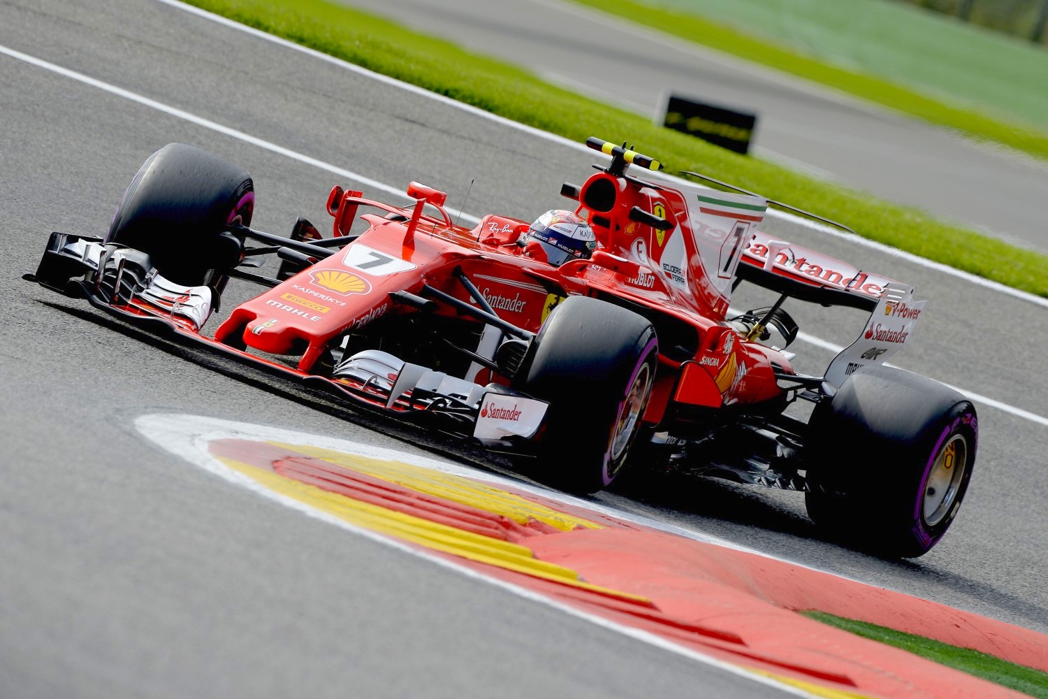 Raikkonen was 2nd quick in the #7 Ferrari
