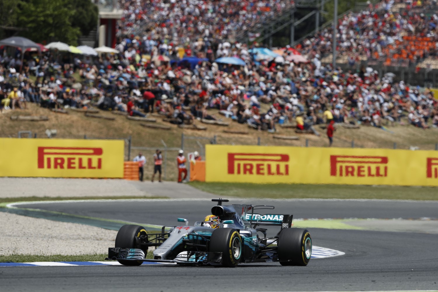 Hamilton was breathing heavily while his rivals sounded ok