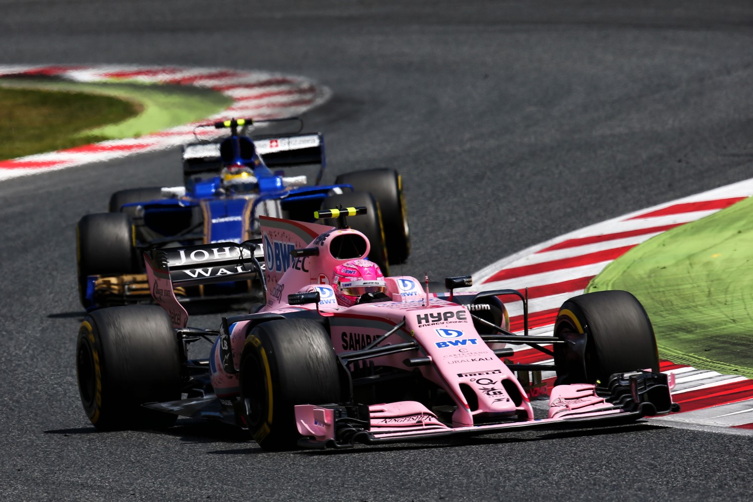 Ocon in the Force India