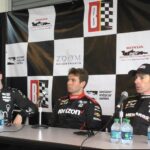 From left, Newgarden, Power and Pagenaud