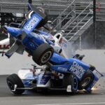 Dixon's car almost takes Jay Howard's head off