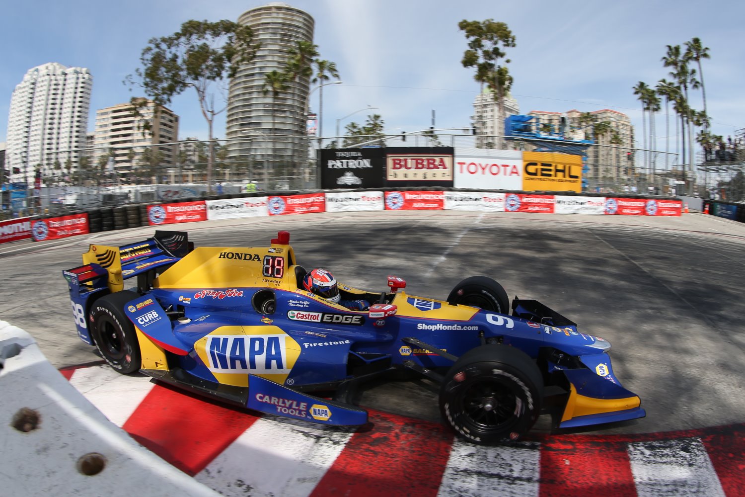 Long Beach owes ALexander Rossi. Last year he led the race easily until his Honda engine popped.