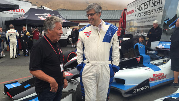 Andretti talks to Mo Rocca