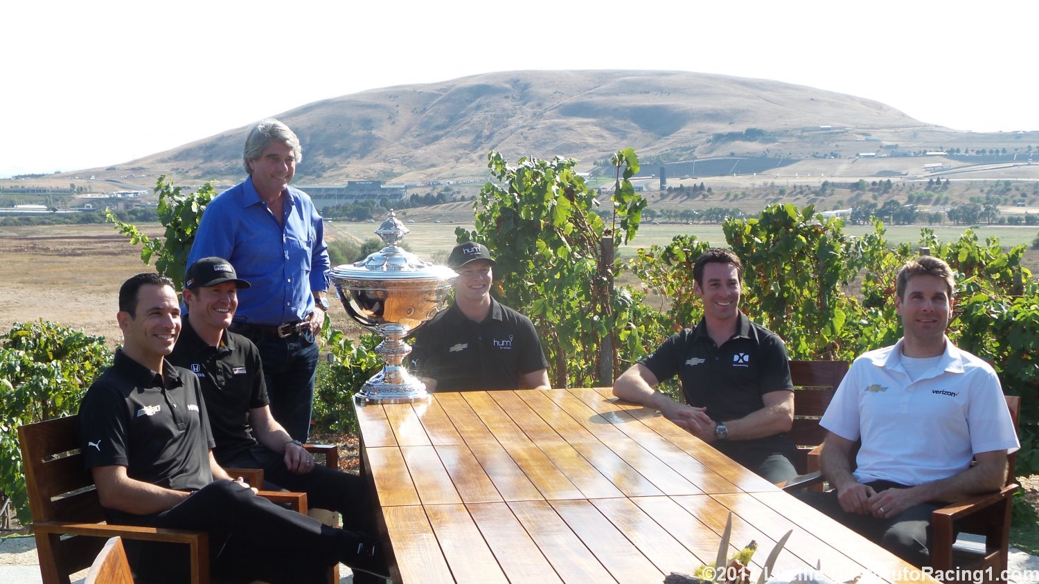 AR1.com recently visites Vasser's winery with the Six IndyCar drivers in contention for the 2017 title