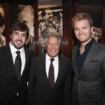 Alonso, Andretti and Rosberg