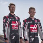 Haas drivers Grosjean and Magnussen. What will they hit next?