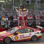 McLaughlin and Premat salute the crowd