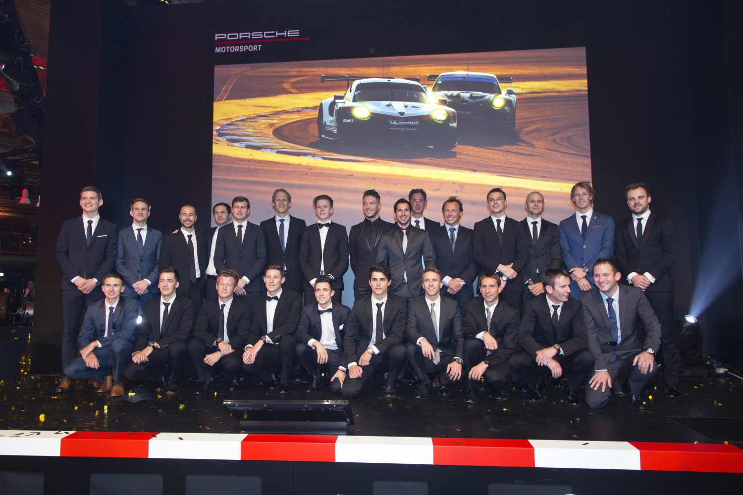 Porsche drivers at Night of Champions