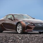 The Lexus LC500h really stands out in a crowd