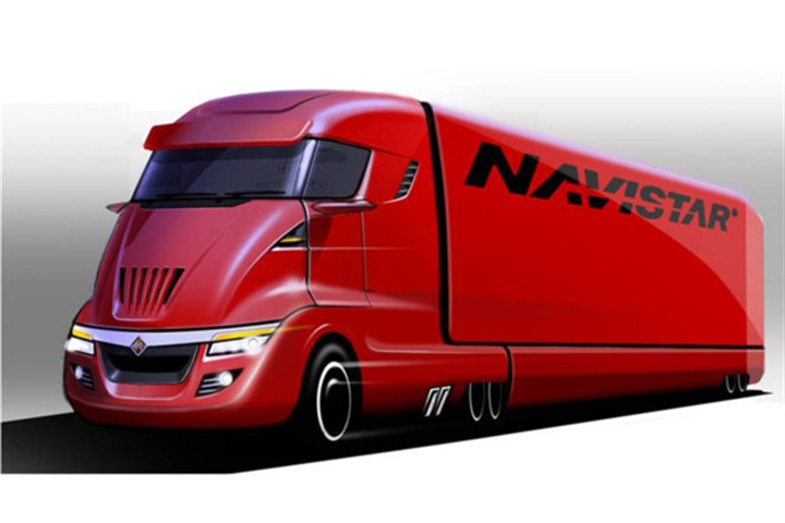 Navistar electric truck concept. Tesla is changing the automotive world