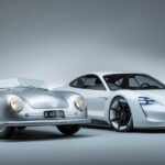 The Type 356 (on the left) turned Ferry Porsche’s dream of a sports car into a reality