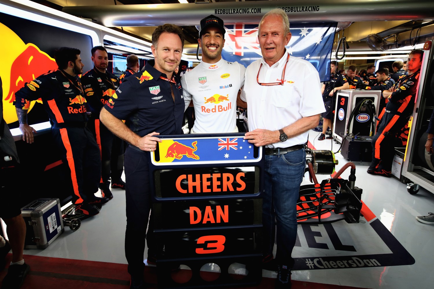 Horner and Marko give Ricciardo a big sendoff