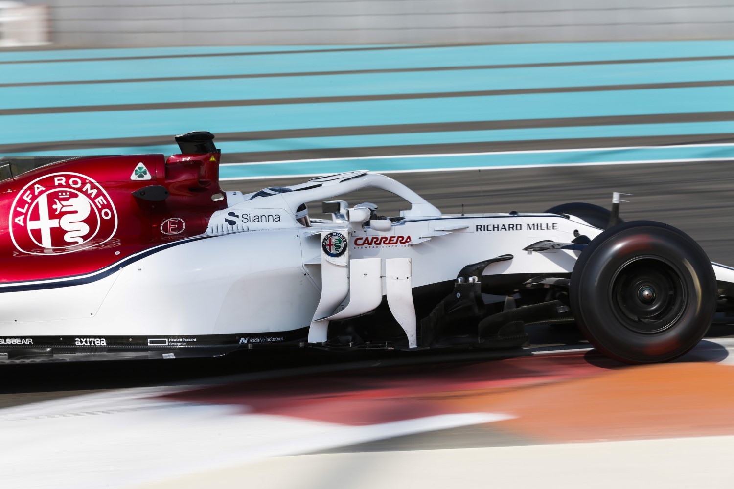 Kimi Raikkonen in the Sauber