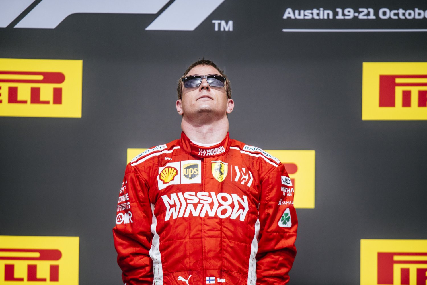 Raikkonen basks in the sunlight, enjoying a win to prove to Ferrari management they made a mistake replacing him