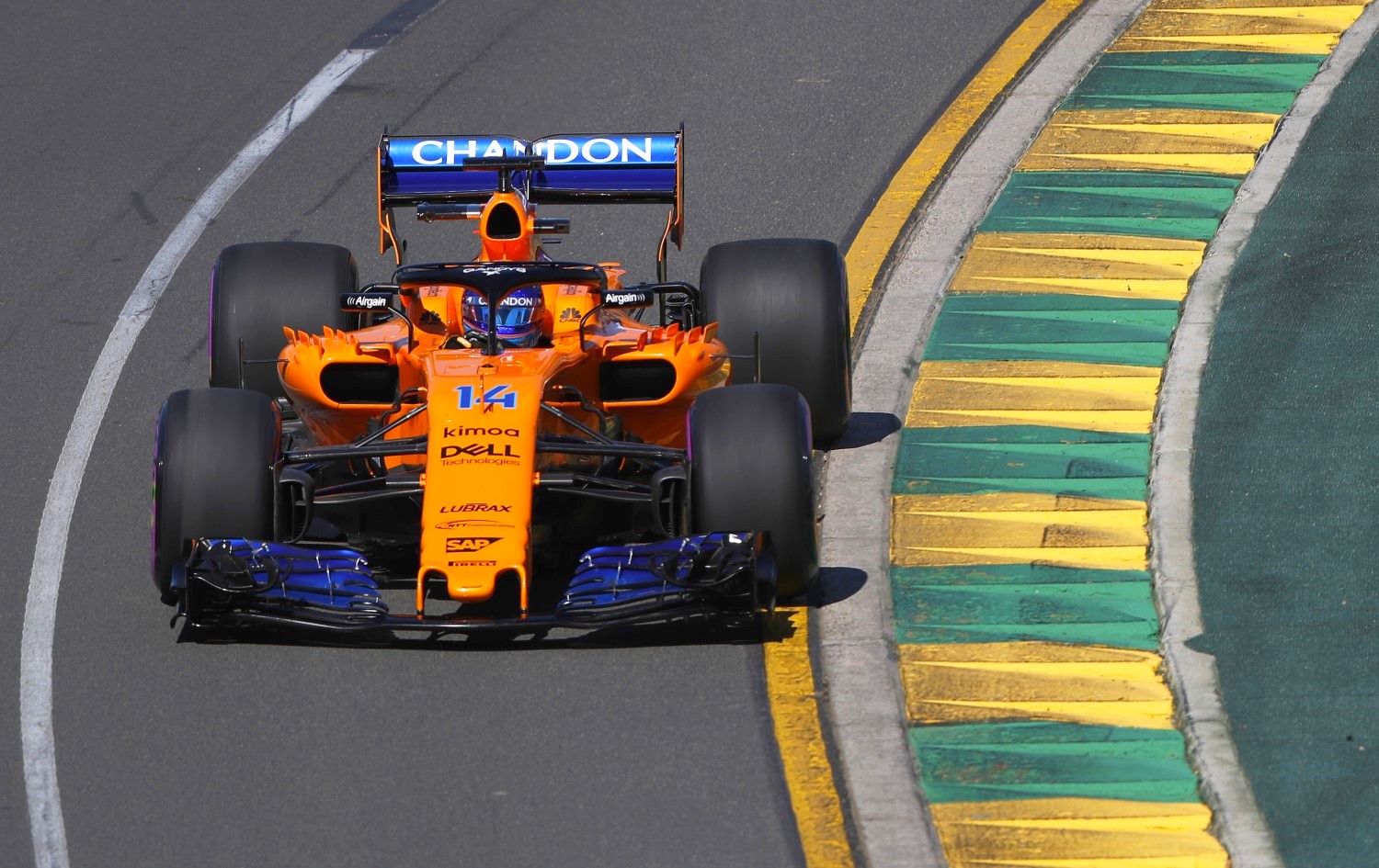 Alonso in the too-slow McLaren