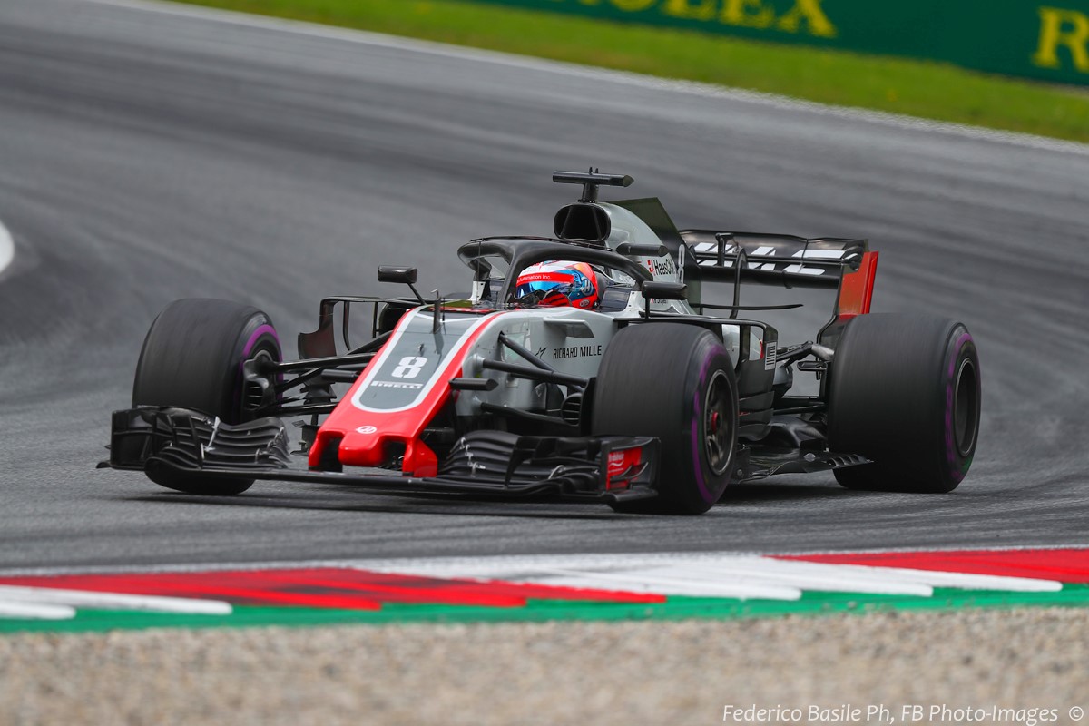 The Haas car is fast, but its drivers keeping hitting things