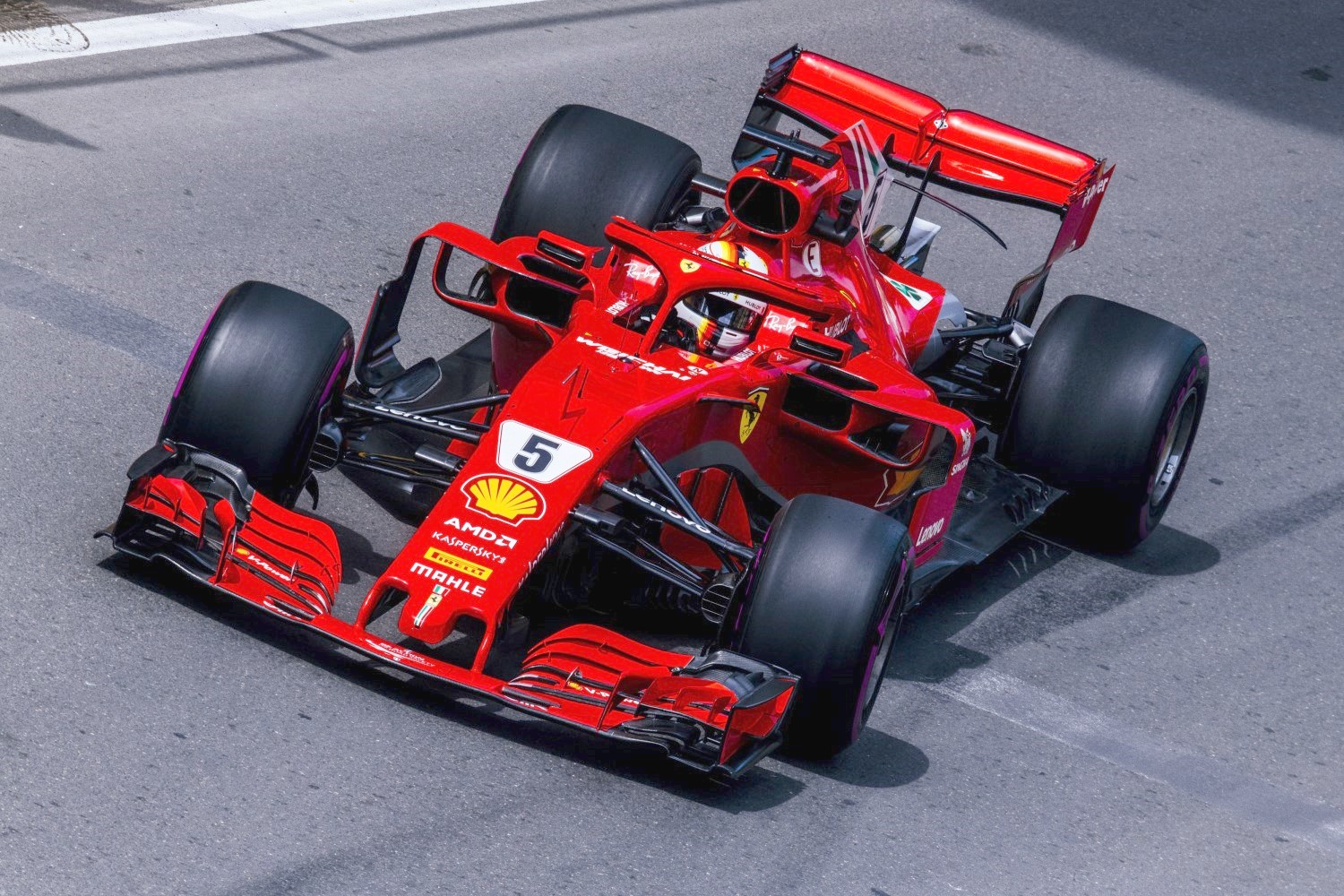 Vettel's Ferrari