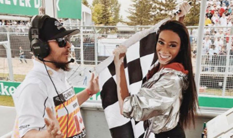 Did Harlow thro the flag early because her friend Lewis Hamilton might not finish (engine on last legs) or was she just a ditz