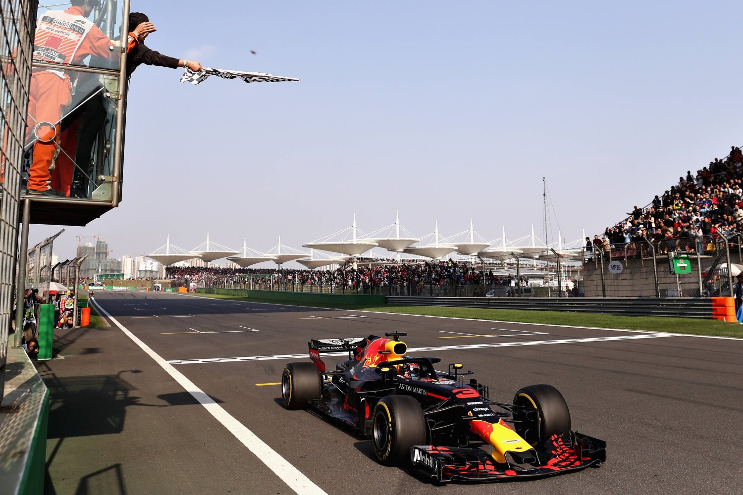 Red Bull wins in China but suffered engine issues on the weekend