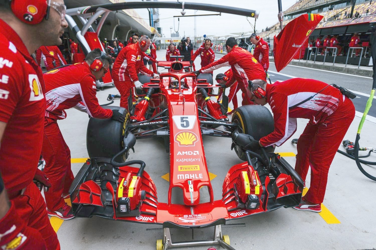 Ferrari pits