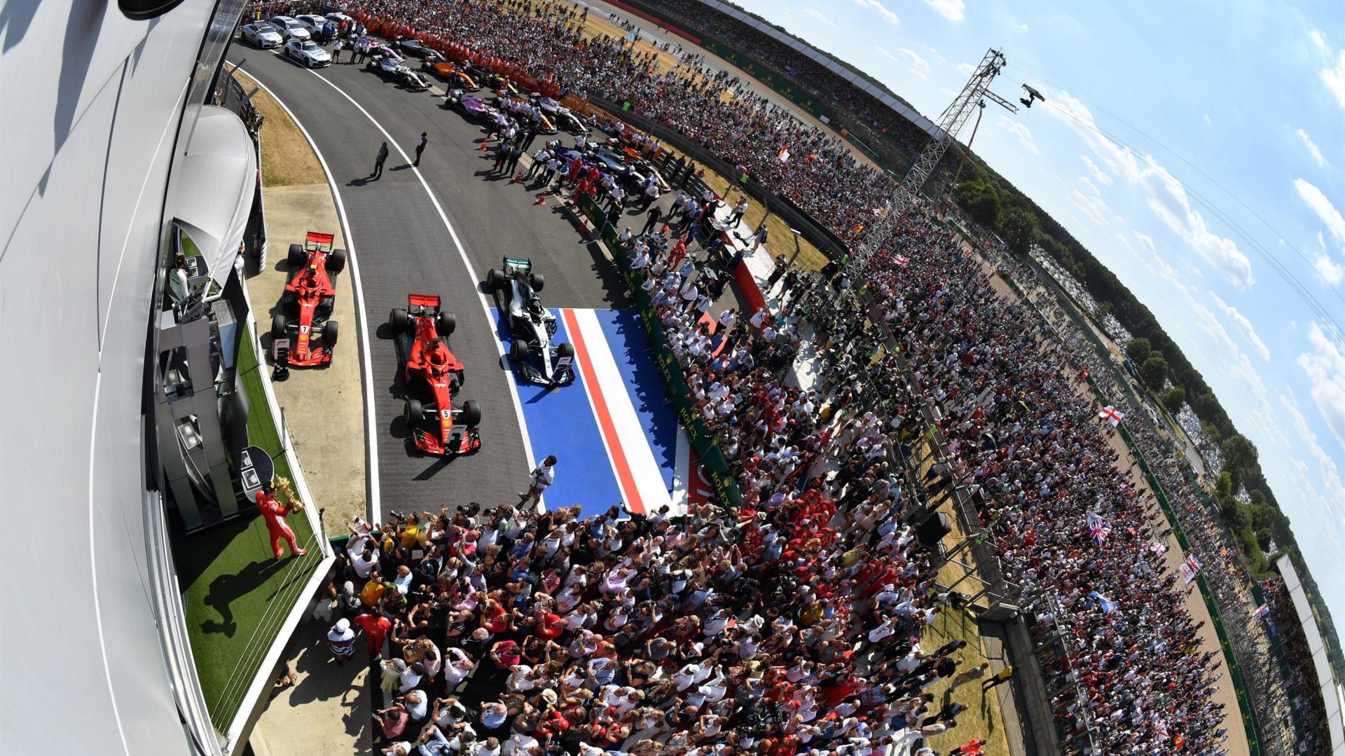 The Silverstone crowd was huge