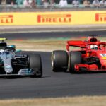 Vettel makes pass on Bottas for win