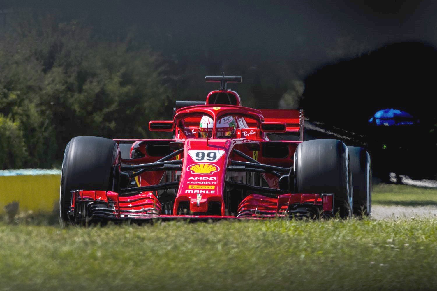 Testing for Ferrari recently in Hungary