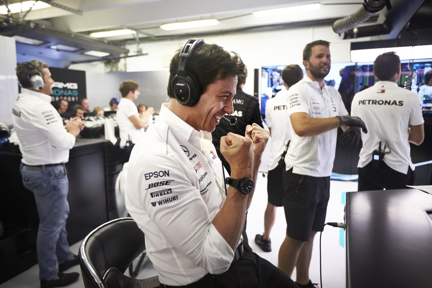 Wolff cheers an all-Mercedes front row in Hungary Saturday