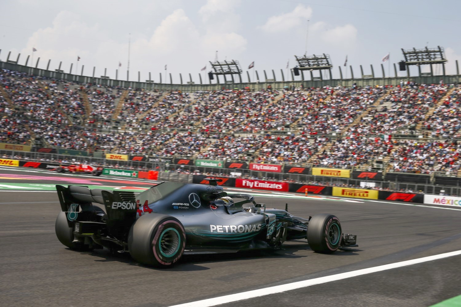 Hamilton speeds in front of big Friday crowd