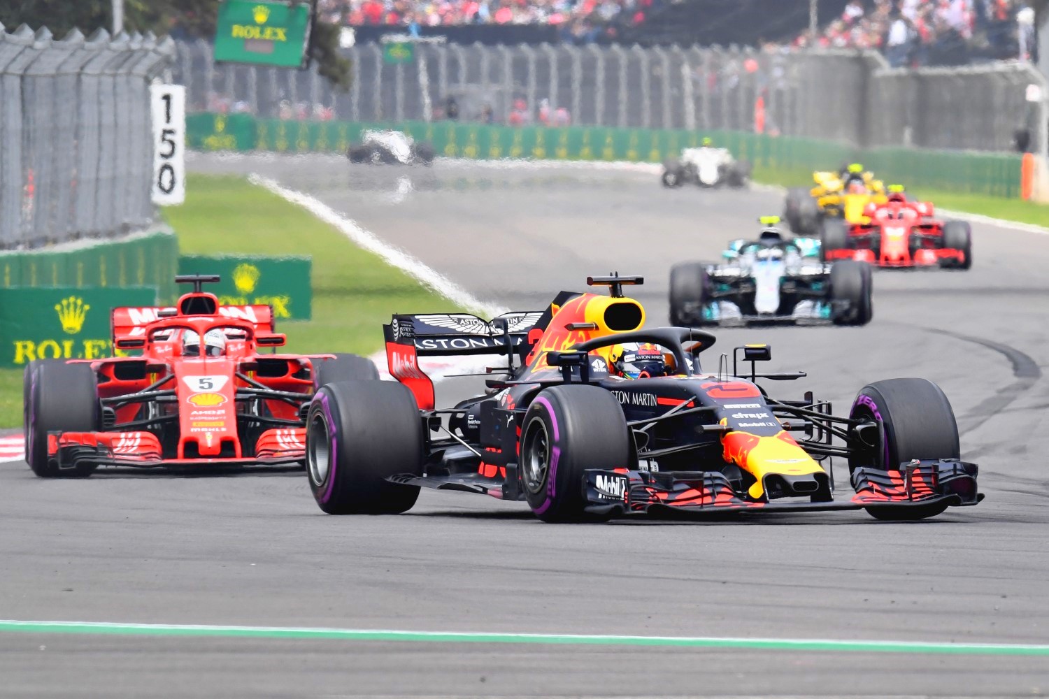 Verstappen leads