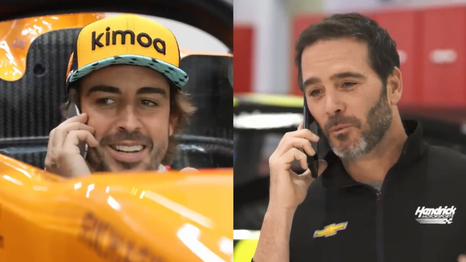 Alonso and Johnson ask each other to swap rides