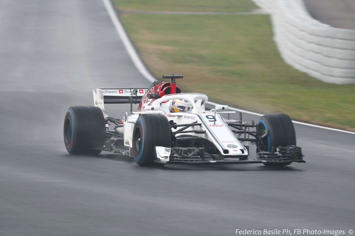 Ericsson caused the only red flag despite the weather