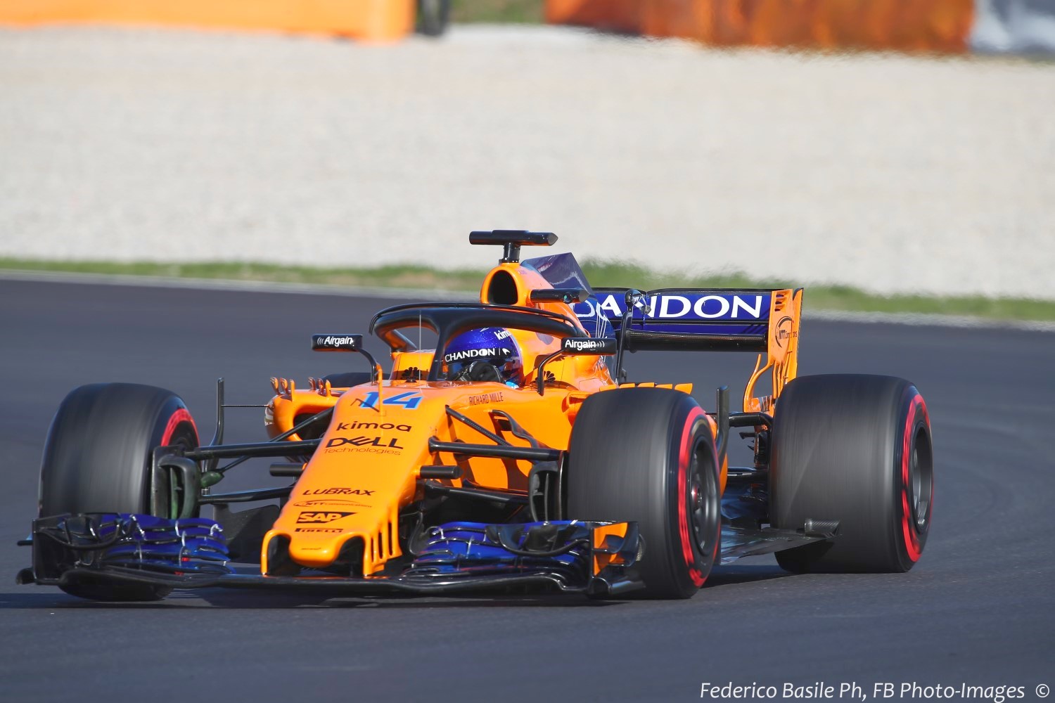 Alonso knows he won't have to worry about a restart procedure as it will probably be his McLaren causing the red flag broken down on the track