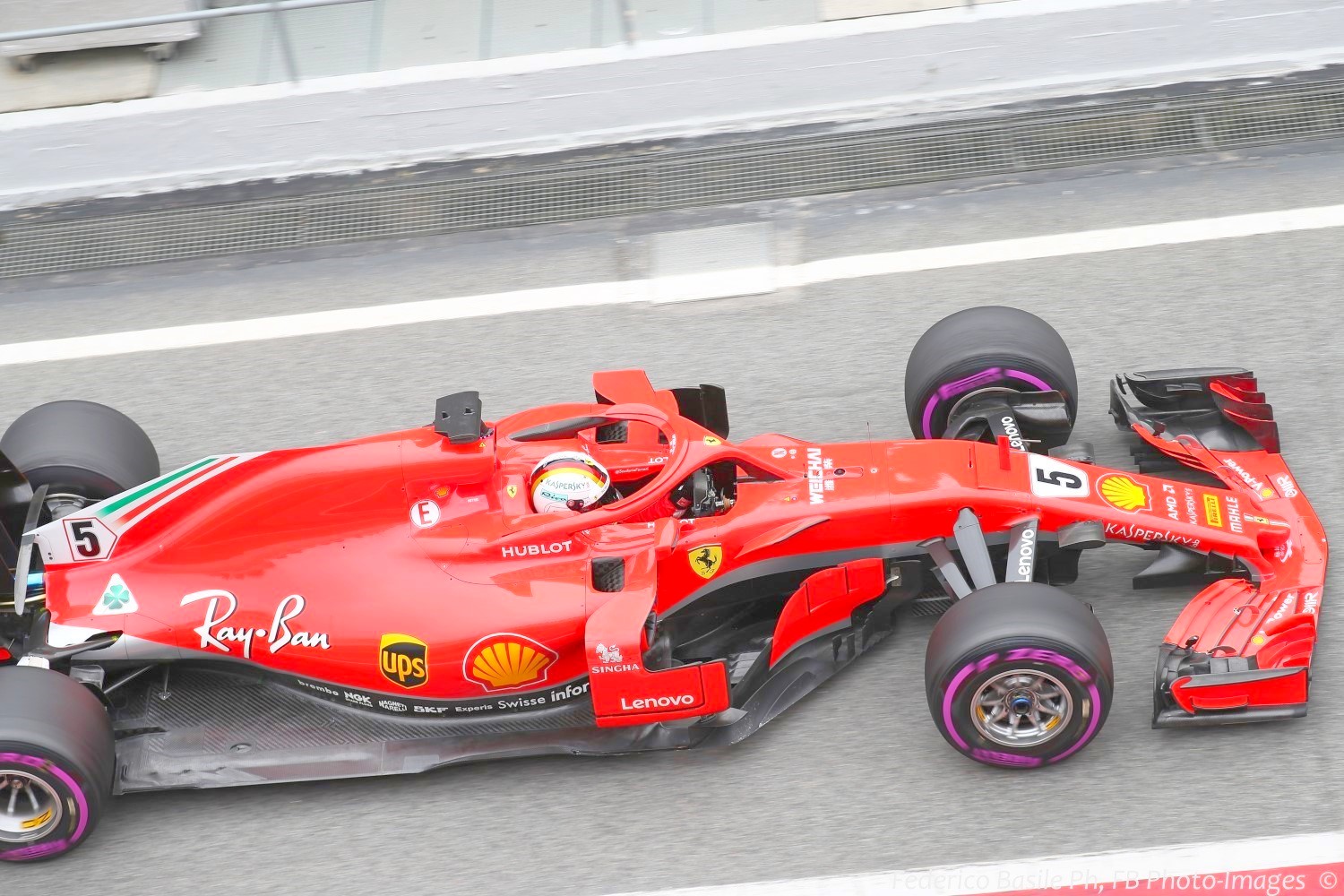 Vettel was fastest in preseason testing in Barcelona