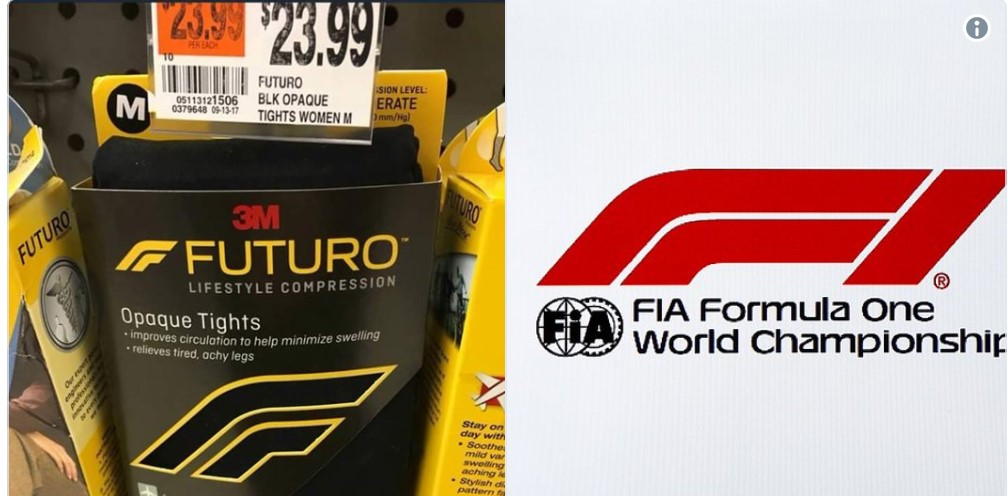 3M says F1 hijacked their logo